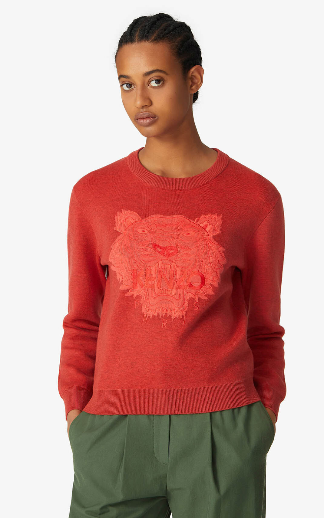 Jerseys Kenzo Tiger Mujer Rojas - SKU.6256802